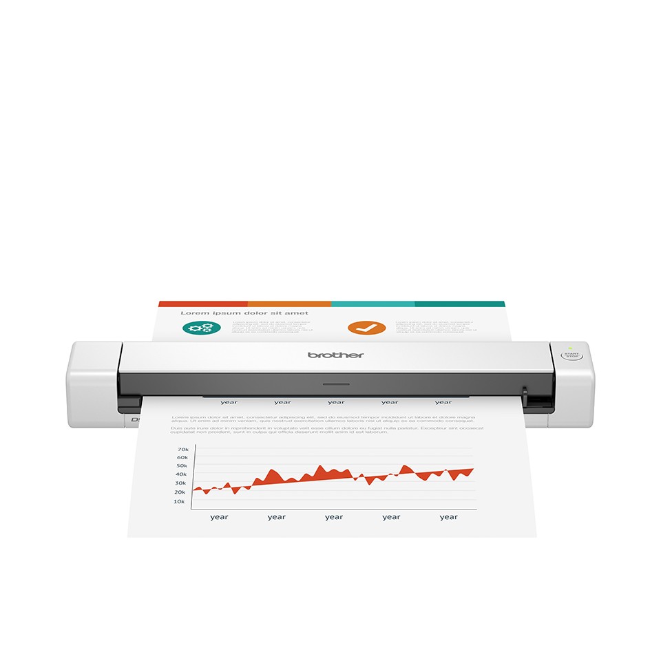 Brother Scanner Documentale Portatile Ds-640 A4 15Ppm Usb Brother Scanner Documentale Portatile Ds-640 A4 15Ppm Usb