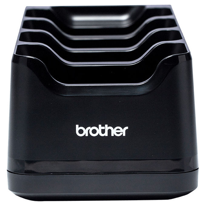 Brother Stazione di Ricarica 4 Slot per Stampanti RJ-3035B-3055WB Nero