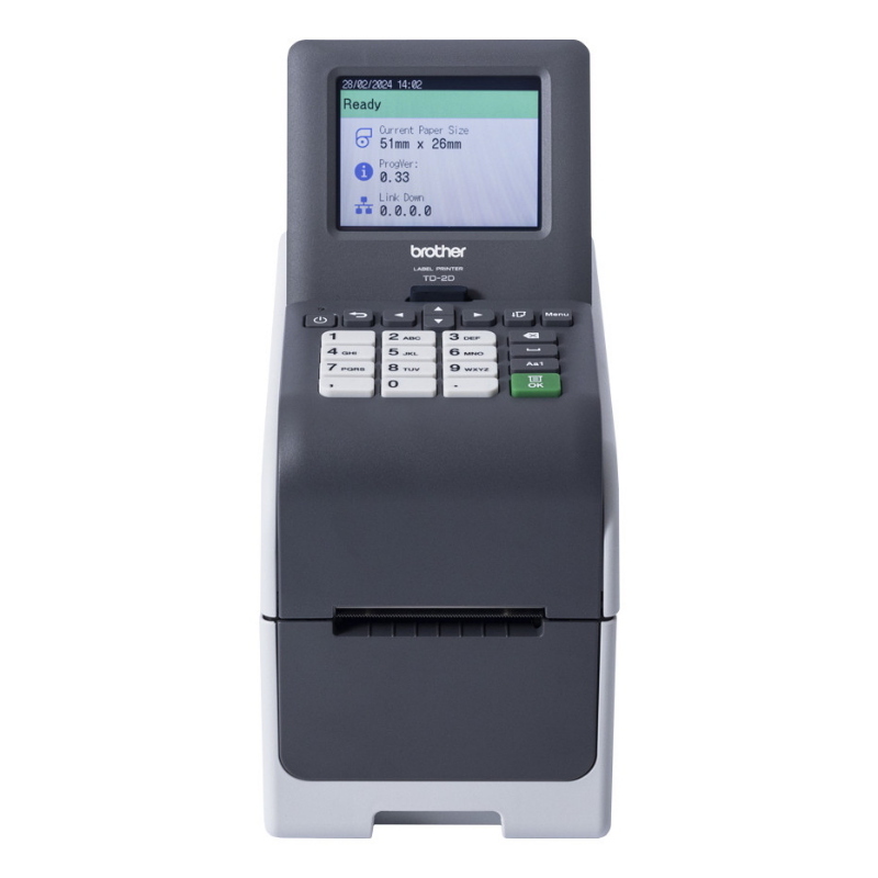 Brother td-2320dsa300 stampante per etichette (cd) termica diretta 300 x 300 dpi 152 mm/s cablato collegamento ethernet lan