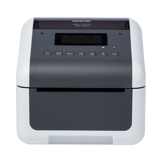 Brother TD-4455DNWB Stampante per etichette Termica diretta 203 x 203 DPI 203 mm-s colore Grigio Bianco Brother TD-4455DNWB Stampante per etichette Termica diretta 203 x 203 DPI 203 mm-s colore Grigio Bianco