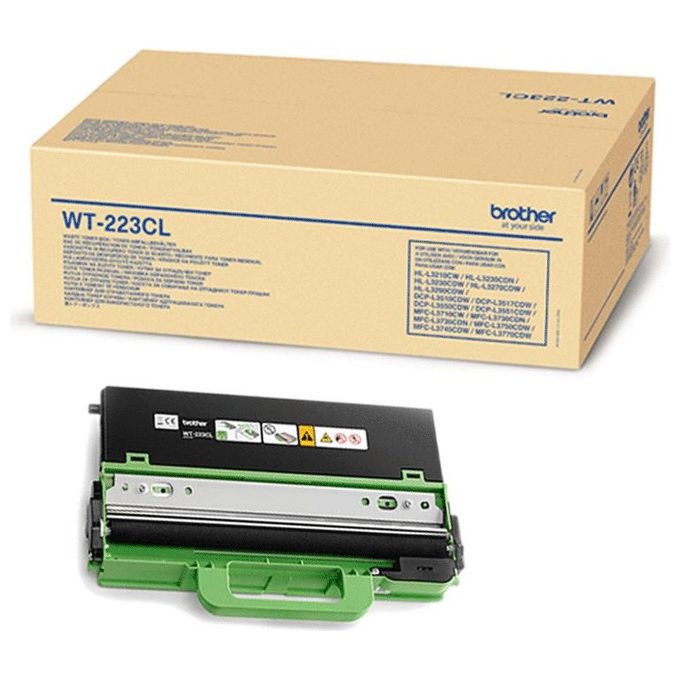 Brother WT-223CL Contenitore per Toner di Scarto Multifunzionale 50000 fogli colore Nero Verde