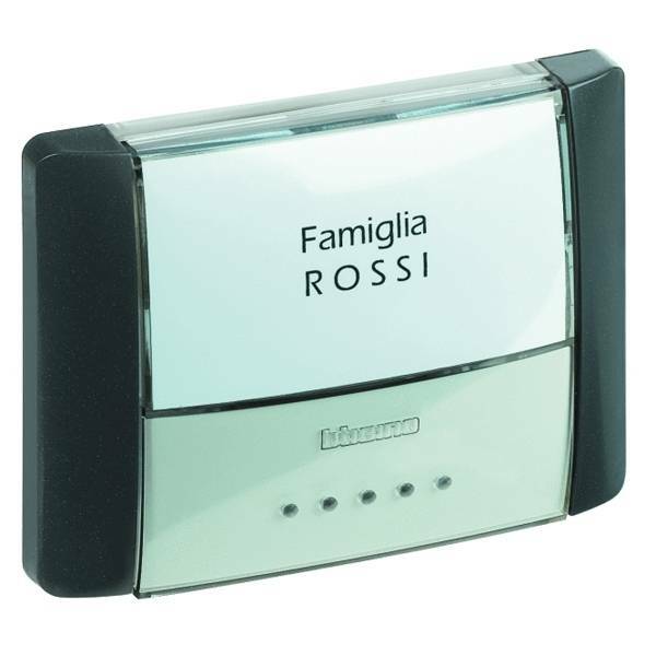 Bticino Idrobox - Pulsante Targa Ip55 Antracite 26108l