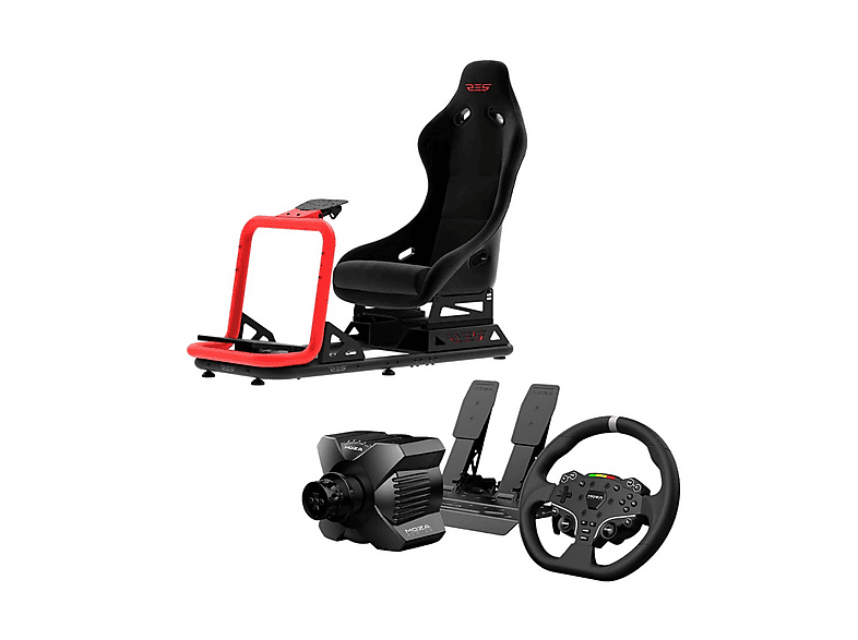 Bundle cockpit + volante pedaliera MOZA RACING Moza R3 Cockpit Res-Tech Simply Bundle cockpit + volante pedaliera MOZA RACING Moza R3 Cockpit Res-Tech Simply