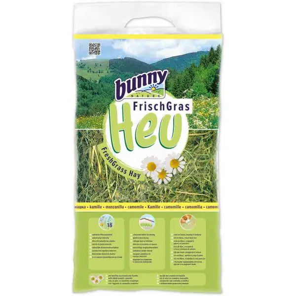 Bunny Fieno Fresco 500 gr con Camomilla - Mangime per conigli - 1° ORDINE? scegli tra BZR5 - BZR20 + 200 pt fedeltà