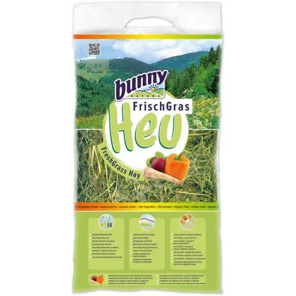 Bunny Fieno Fresco 500 gr con Verdure - Mangime per conigli - 1° ORDINE? scegli tra BZR5 - BZR20 + 200 pt fedeltà
