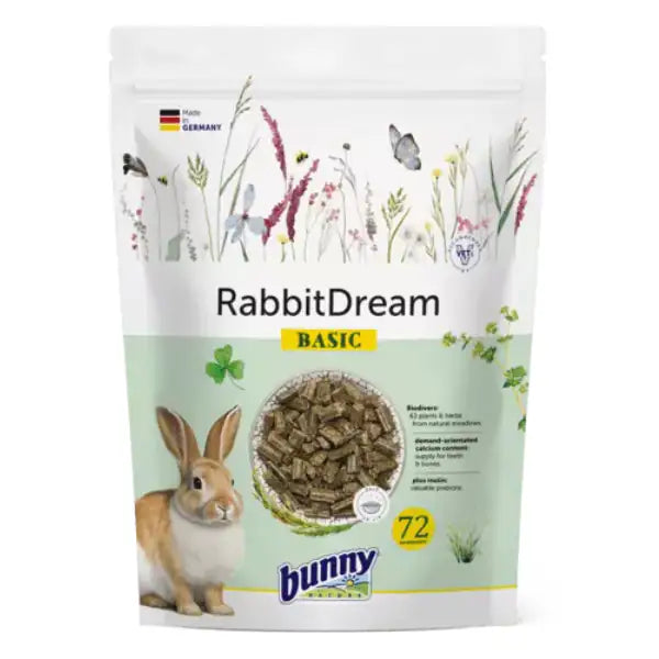 Bunny Sogno per Conigli Basic 4 kg (scadenza: 28/02/2027) - Mangime per conigli - 1° ORDINE? scegli tra BZR5 - BZR20 + 200 pt fedeltà
