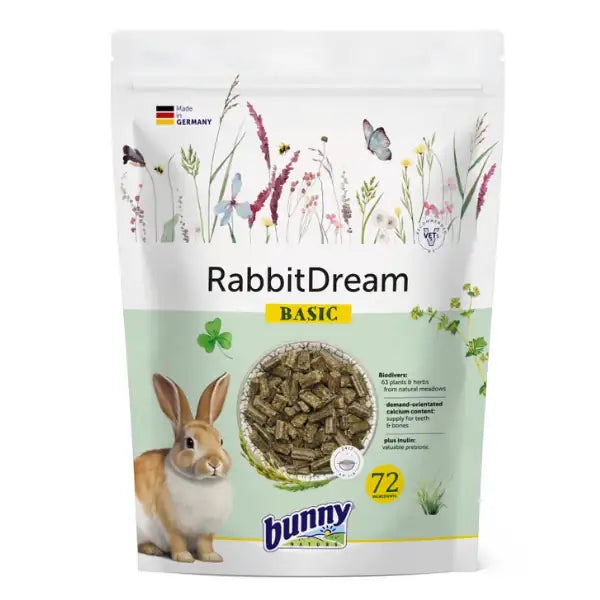 Bunny Sogno per Conigli Basic 600 gr - Mangime per conigli - 1° ORDINE? scegli tra BZR5 - BZR20 + 200 pt fedeltà