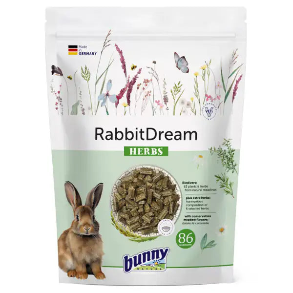 Bunny Sogno per Conigli Herbs 600 gr - Mangime per conigli - 1° ORDINE? scegli tra BZR5 - BZR20 + 200 pt fedeltà
