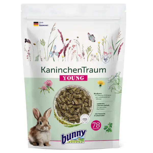 Bunny Sogno per Conigli Young 600 gr - Mangime per conigli - 1° ORDINE? scegli tra BZR5 - BZR20 + 200 pt fedeltà