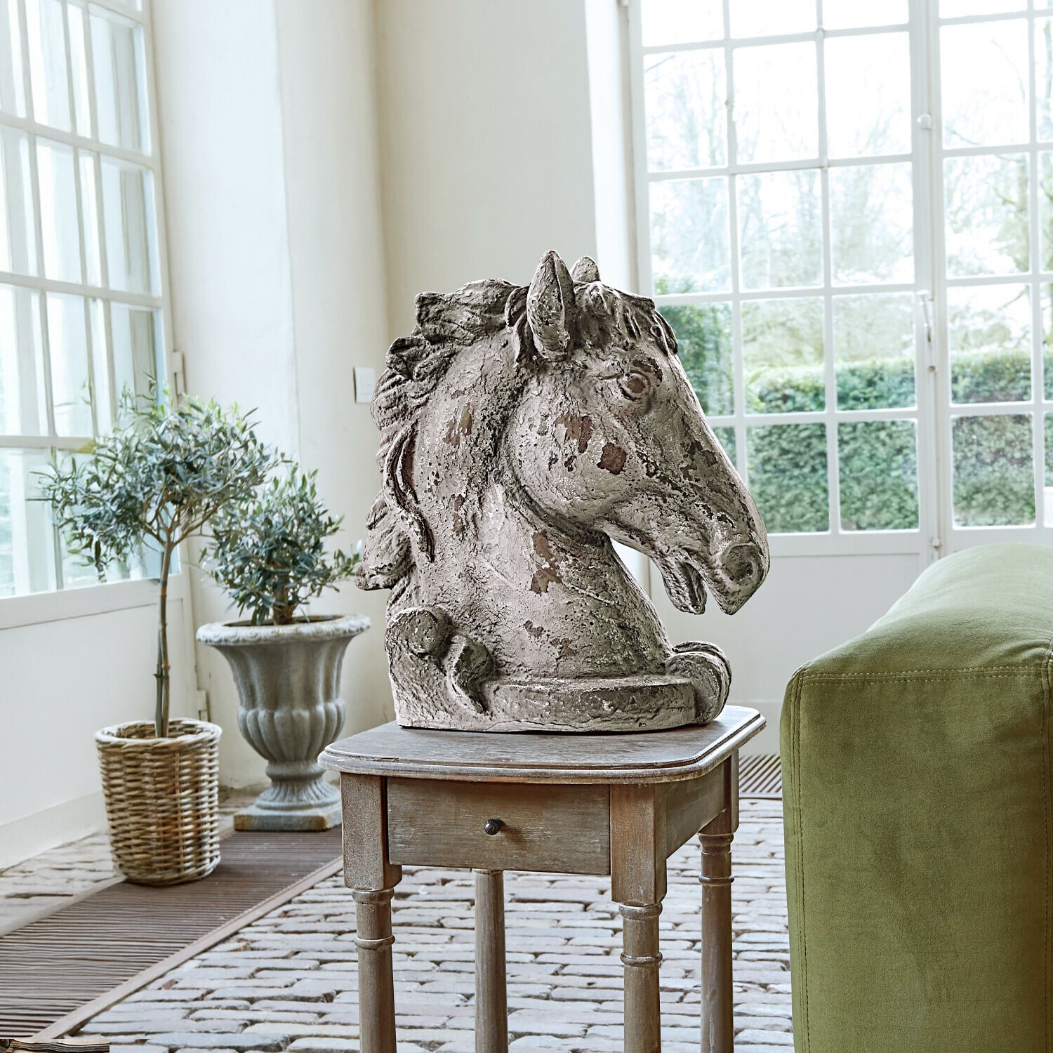 Busto di cavallo decorativo Ghenire