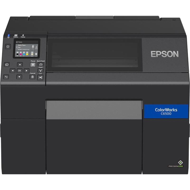 C6500ae 8in wide autocutter colour label printer