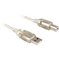 Cable USB 2.0 A-B - 0.5m cavo USB 0,5 m USB A USB B Grigio