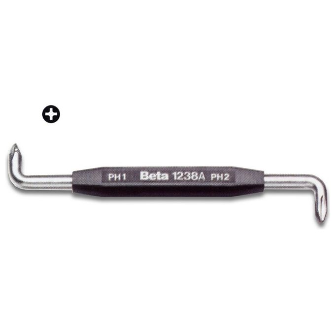 Cacciavite Croce doppio a squadra (Ph1-Ph2x125mm) 1238/B 012380201