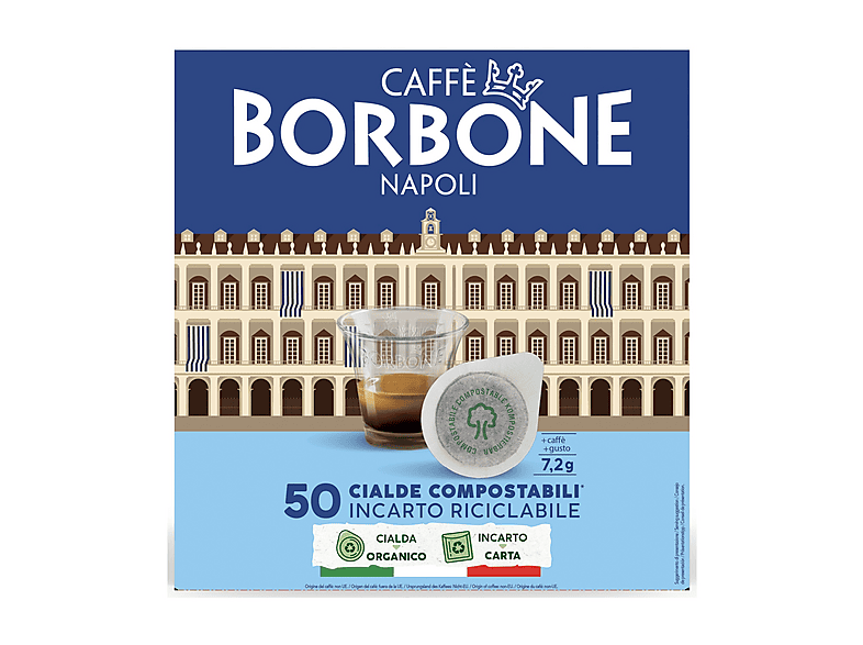 CAFFE' BORBONE Cialda ESE 44mm - Miscela Nobile 50 cialde