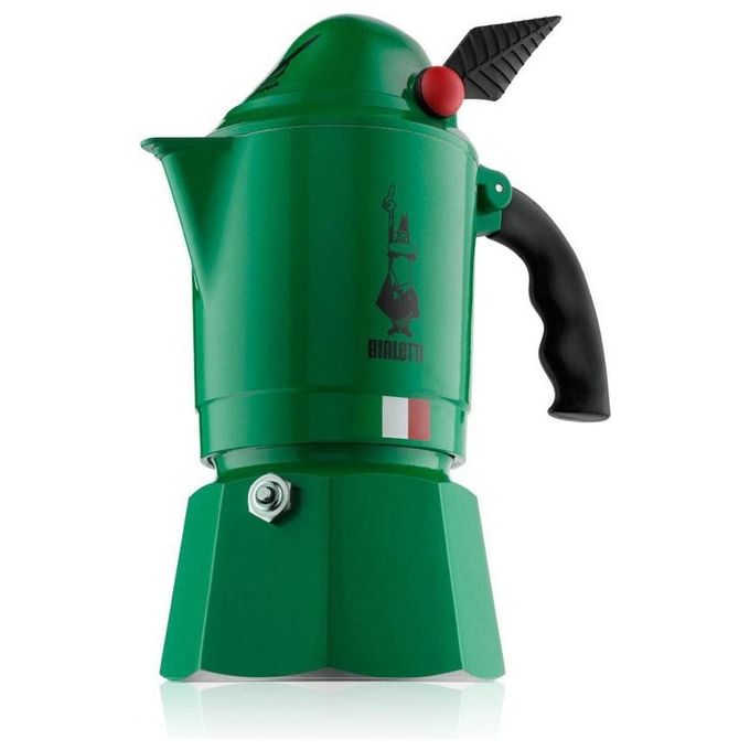 Caffettiera Alluminio 3 Tazze MOKA ALPINA Verde 0002762MR