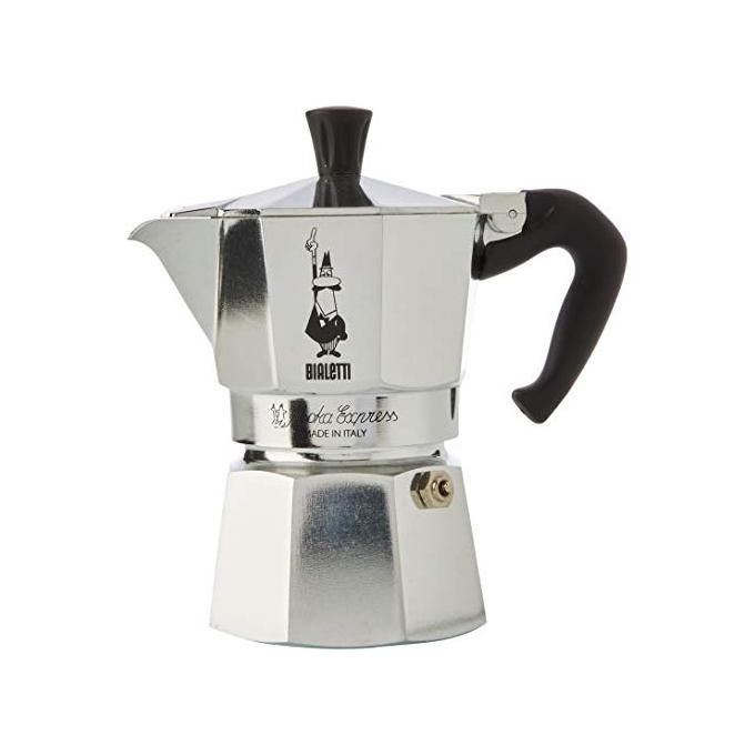 Caffettiera Alluminio 3 Tazze MOKA EXPRESS Restyling Cromo satinato 0001172