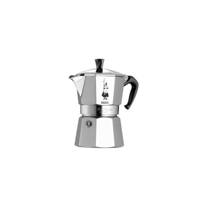 Caffettiera Alluminio 6 Tazze MOKA EXPRESS Restyling Cromo satinato 0001173