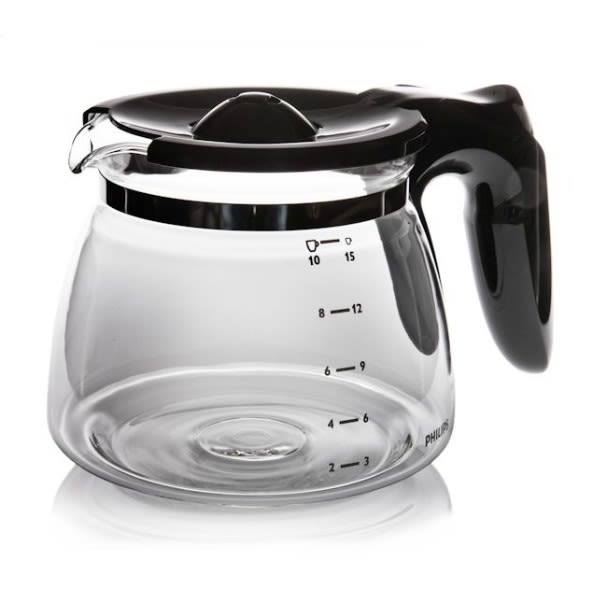 Caffettiera Nera 10 Tazze 996510073463 Per Macchina Da Caffè Philips
