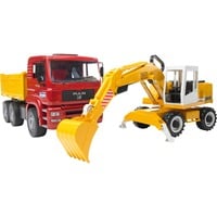 Camion Man e Escavatore scala 1:16 LIEBHERR 02751