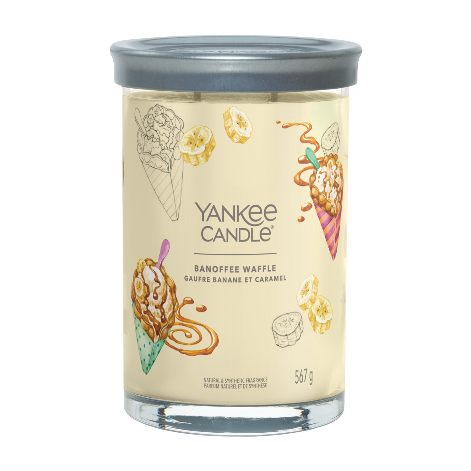 Candela Banoffee Waffle in barattolo grande Yankee Candle Candela Banoffee Waffle in barattolo grande Yankee Candle