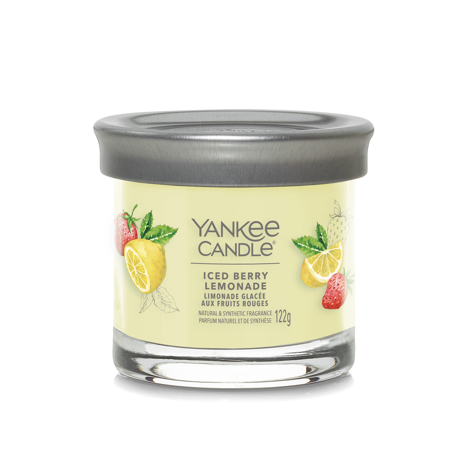 Candela Iced Berry Lemonade in barattolo medio Yankee Candle Candela Iced Berry Lemonade in barattolo medio Yankee Candle