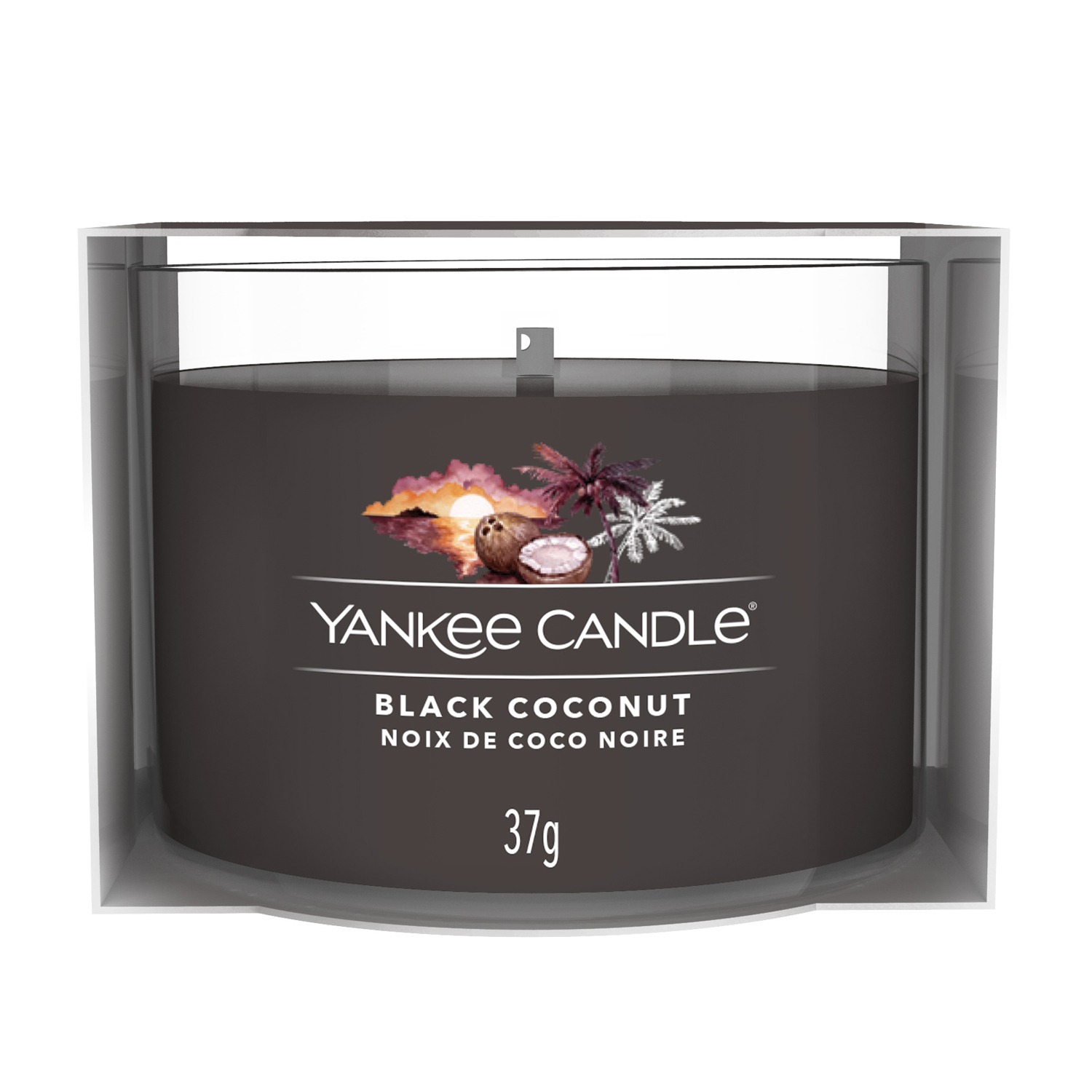 Candela votiva Black Coconut Yankee Candle Candela votiva Black Coconut Yankee Candle