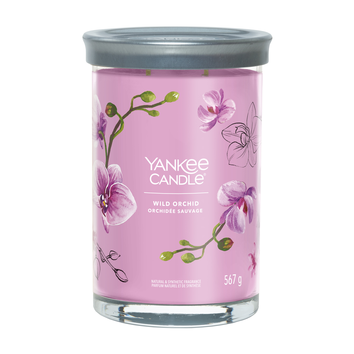 Candela Wild Orchid in barattolo grande Yankee Candle Candela Wild Orchid in barattolo grande Yankee Candle