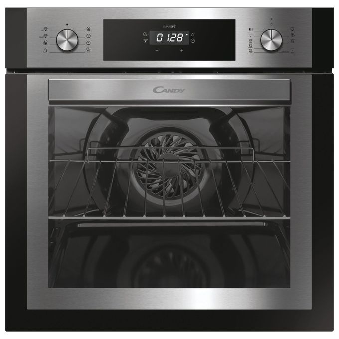 CANDY 33703066 Elite Forno da incasso Elettrico Multifunzione 70 L Classe A Wi-Fi Bluetooth Aquactiva Pirolitica (59.5x59.5x56.8 cm) colore Nero CANDY 33703066 Elite Forno da incasso Elettrico Multifunzione 70 L Classe A Wi-Fi Bluetooth Aquactiva Pirolitica (59.5x59.5x56.8 cm) colore Nero