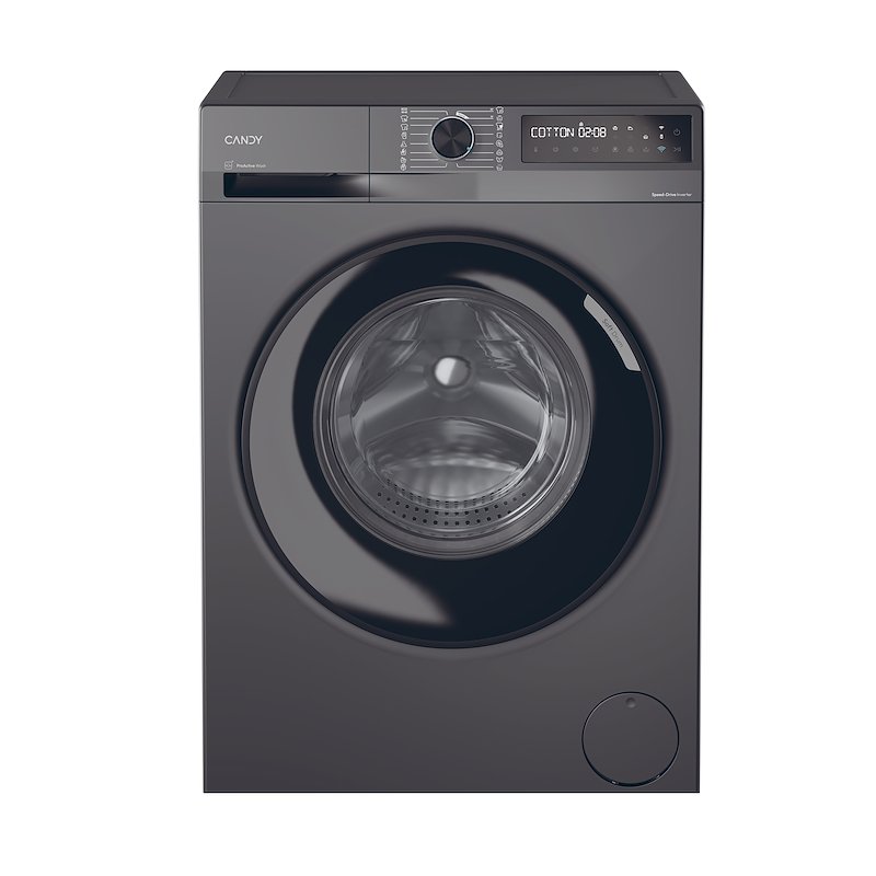 CANDY BR 26SSB6G-S LAVATRICE SLIM, Caricamento frontale, 6 kg, 16 programmi, Profondità 39,2 cm, Giri 1200 rpm, Nero, livello rumorosità centrifuga 72 dB(A), Classe A