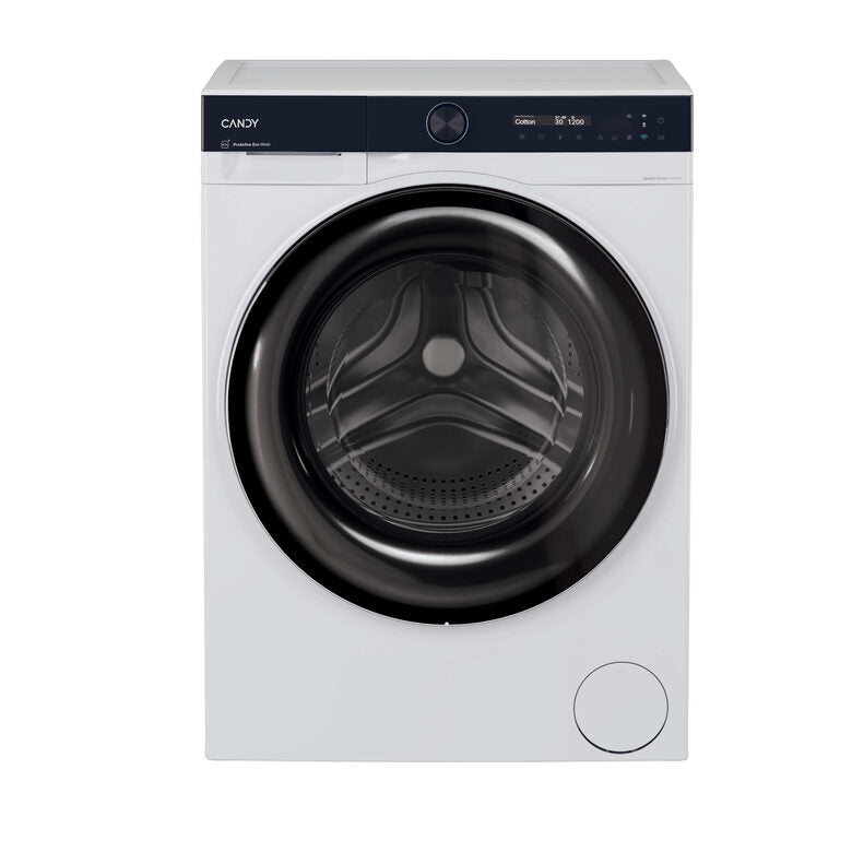 Candy BWS 4128B8-S Lavasciuga A Libera Installazione 12 Kg, 1400 Giri, ProWash&Dry, Proactive Ecowash, Candy Clean Shields, Soft Drum, Classe D, Bianco