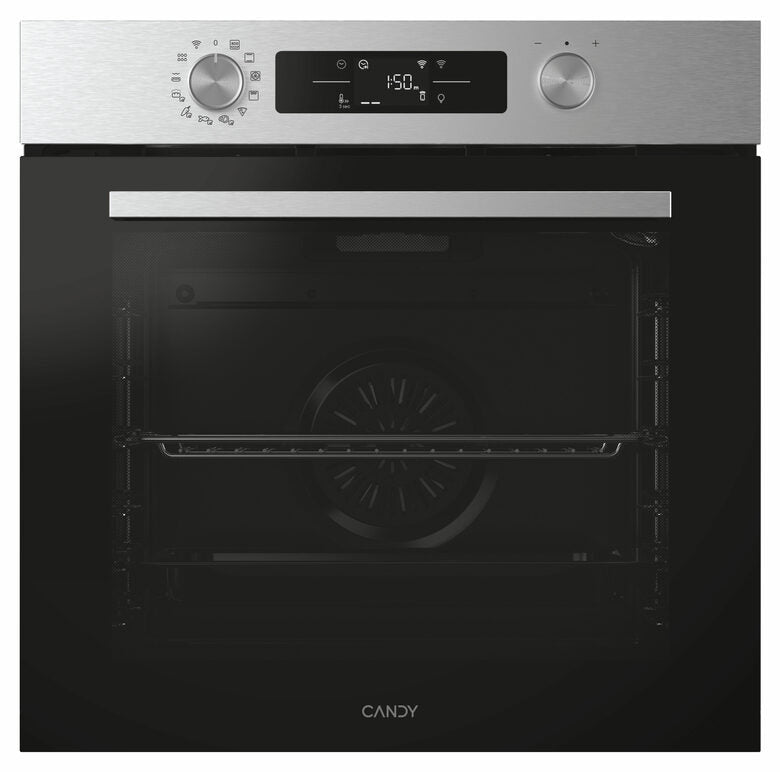 CANDY CA6 N5B3EHTX FORNO INCASSO Capacità 78 l, dimensoni: L 55 cm - A 57,5 P 54,8 cm, Stainless Steel, classe A++