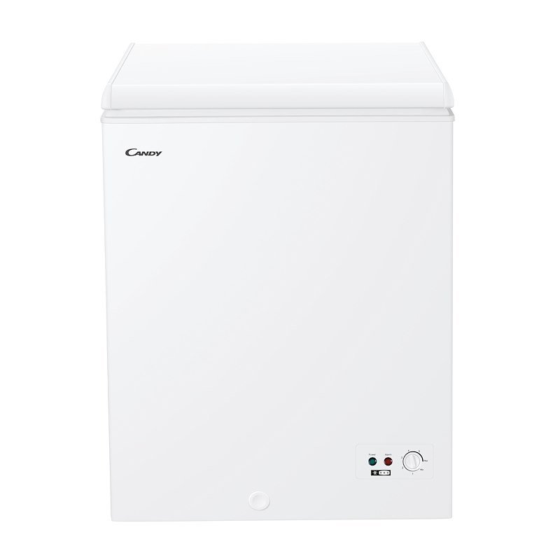 CANDY CCHH 145E Congelatore pozzo, Capacità netta 137 l, dimensioni: L 69,5 cm, A 84,5 P 55,5 Rumorosità 39 dB(A), Bianco, Classe E