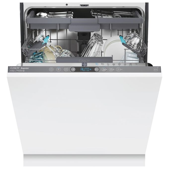 Candy CI 6C4F1PA Rapido Lavastoviglie Incasso 16 coperti Classe C 44 dB 8 programmi Wi-Fi Bluetooth (82x60x55 cm) colore Antracite Candy CI 6C4F1PA Rapido Lavastoviglie Incasso 16 coperti Classe C 44 dB 8 programmi Wi-Fi Bluetooth (82x60x55 cm) colore Antracite