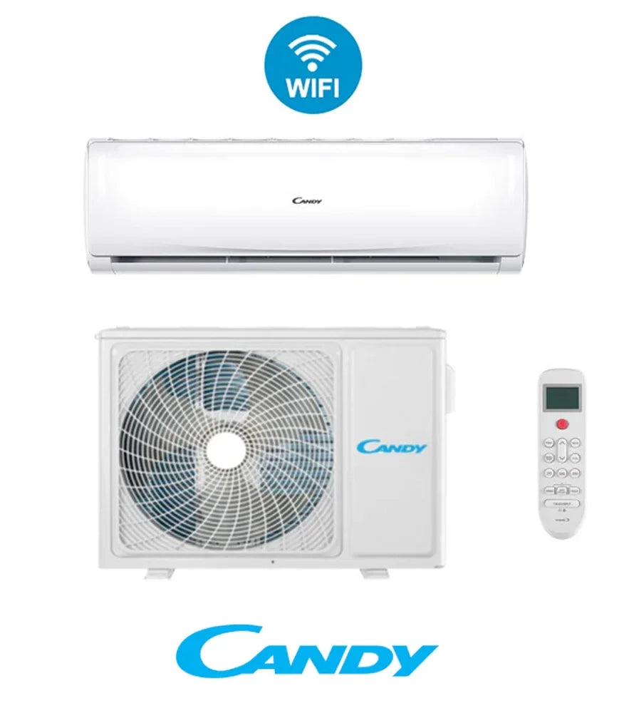 Candy Condizionatore Brezza 18000 BTU CY-18RAIN + CY-18RAOUT Climatizzatore Split System Bianco 18000 Btu R-32 Wi-Fi Integrato Candy Condizionatore Brezza 18000 BTU CY-18RAIN + CY-18RAOUT Climatizzatore Split System Bianco 18000 Btu R-32 Wi-Fi Integrato
