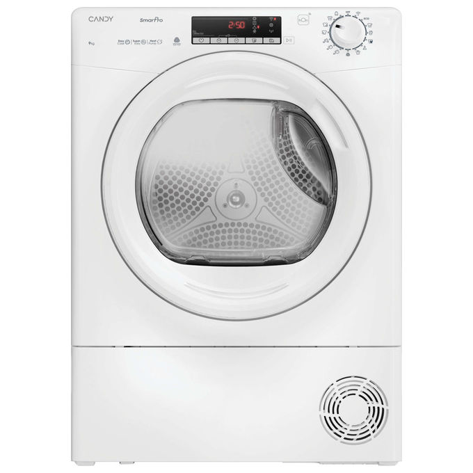 Candy Cro Eh9n2te-s Asciugatrice Libera Installazione 9 Kg, Pompa Di Calore, Smart Touch, Classe D, Bianco