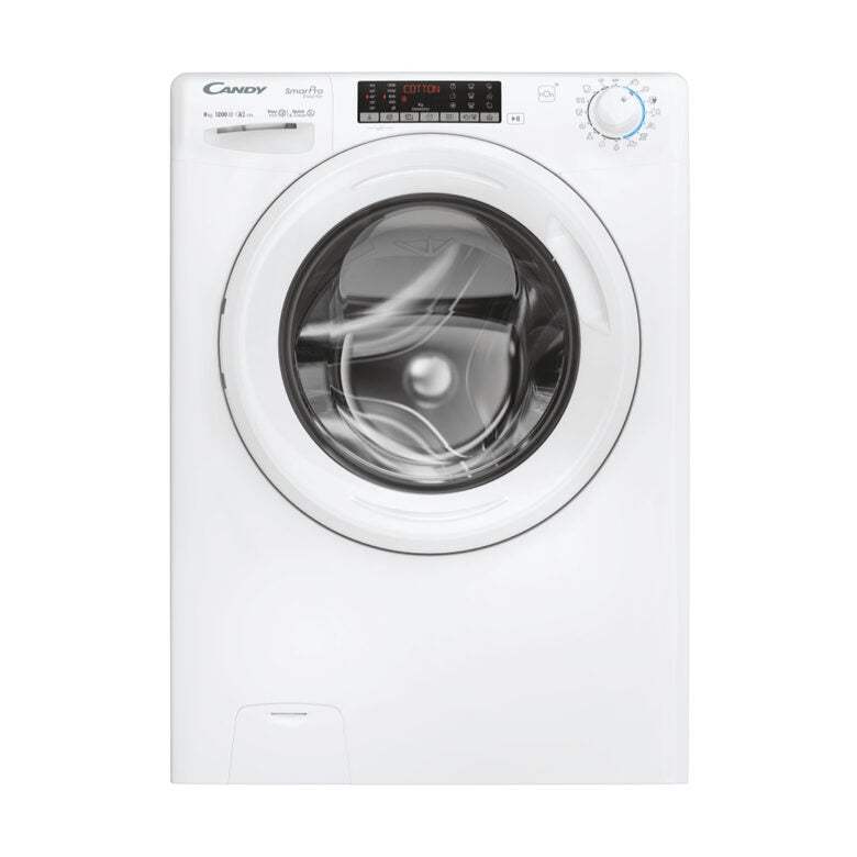 CANDY CSO286TWM6/1-S Lavatrice, Caricamento frontale, 8 kg, 16 programmi, Profondità 47 cm, Giri 1200 rpm, Bianco, livello rumorosità centrifuga 74 dB(A), Classe A CANDY CSO286TWM6/1-S Lavatrice, Caricamento frontale, 8 kg, 16 programmi, Profondità 47 cm, Giri 1200 rpm, Bianco, livello rumorosità centrifuga 74 dB(A), Classe A