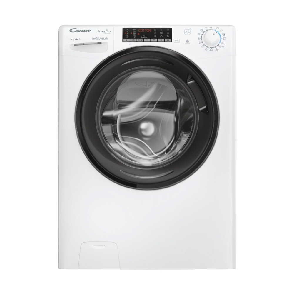 CANDY CSOW 4746TWMB5-S LAVASCIUGA, Caricamento frontale, capacità lavaggio 7 kg, asciugatura 4 17 programmi, Profondità 45 cm, Giri 1400 rpm, Bianco, Classe E