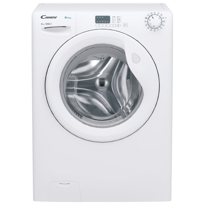 Candy EY281DW4-1-S Lavatrice Caricamento Frontale 8 Kg 1200 rpm Classe B Partenza Differita Protezione Bambini (60x47x85 cm) colore Bianco Candy EY281DW4-1-S Lavatrice Caricamento Frontale 8 Kg 1200 rpm Classe B Partenza Differita Protezione Bambini (60x47x85 cm) colore Bianco