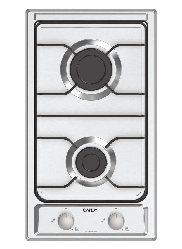 Candy - Piano Cottura Gas Chw23x 28,8 Cm-acciaio Inox