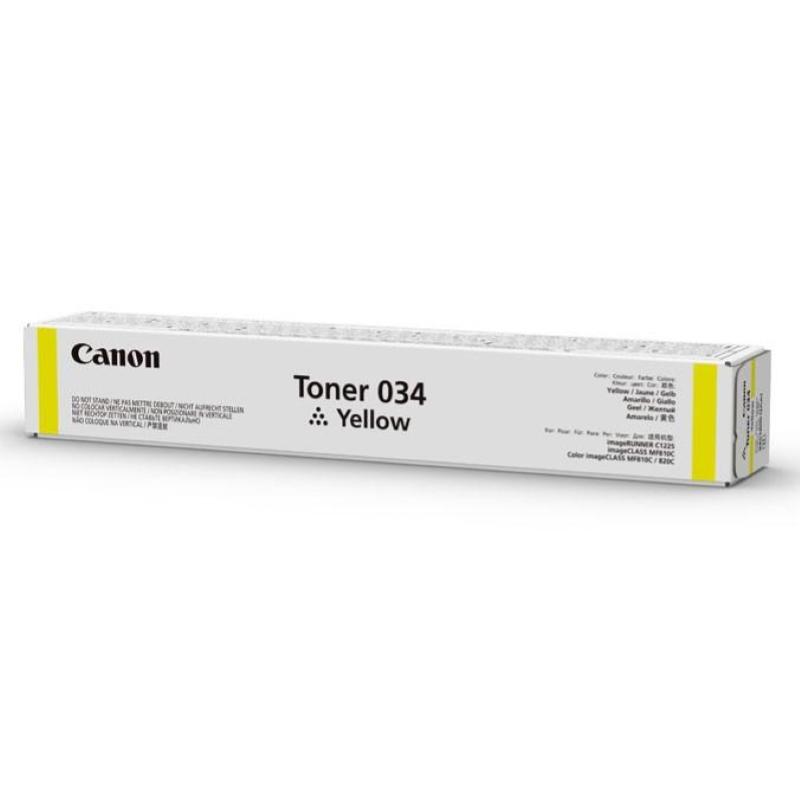 Canon 034 cartuccia toner 1 pz originale giallo