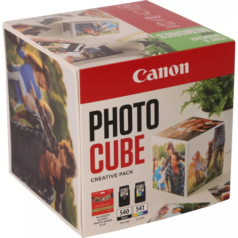Canon 5225b019 cartuccia d`inchiostro 2 pz originale resa standard nero, ciano, magenta, giallo