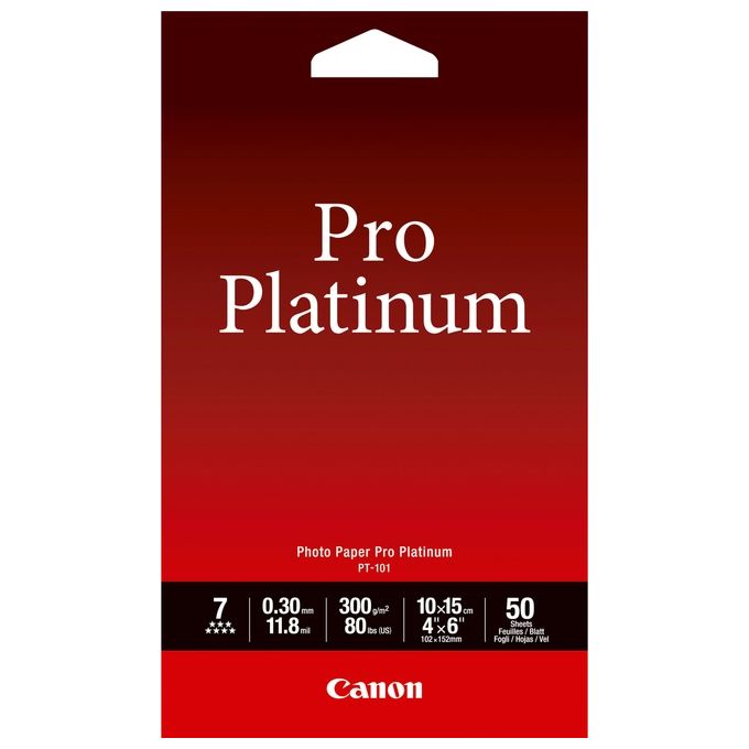 Canon carta Photo Lucida pro Pt-101 4x6 Canon carta Photo Lucida pro Pt-101 4x6