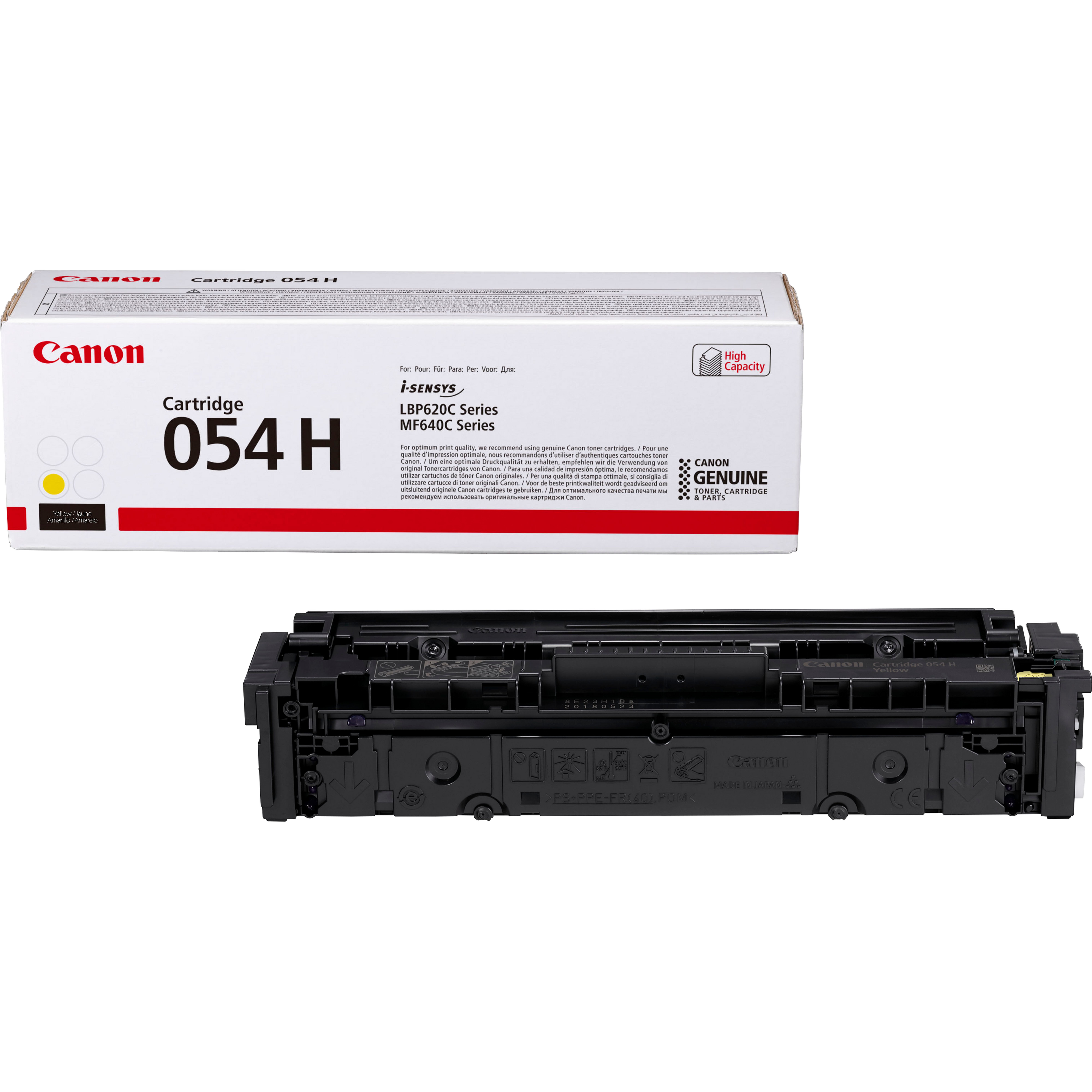 Canon Cartuccia del toner a resa elevata 054 H giallo