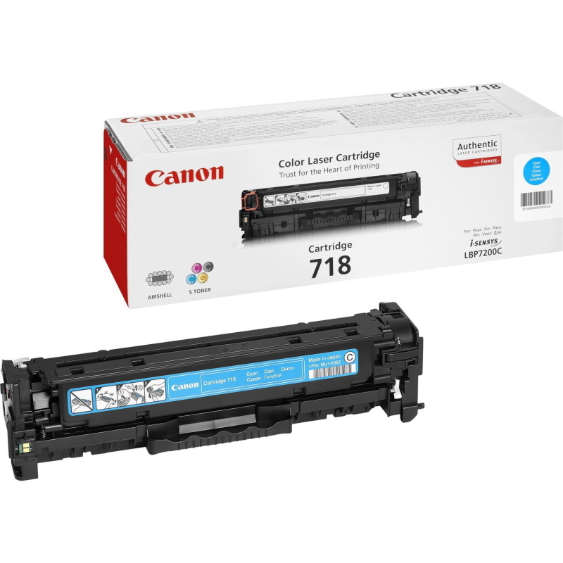 Canon crg-718 c cartuccia toner 1 pz originale ciano Canon crg-718 c cartuccia toner 1 pz originale ciano