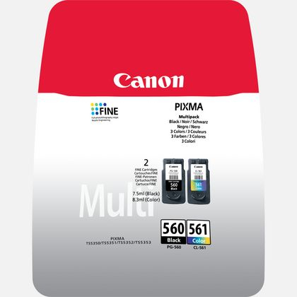 Canon Multipack con cartucce di inchiostro nero PG-560 e a colori CL-561