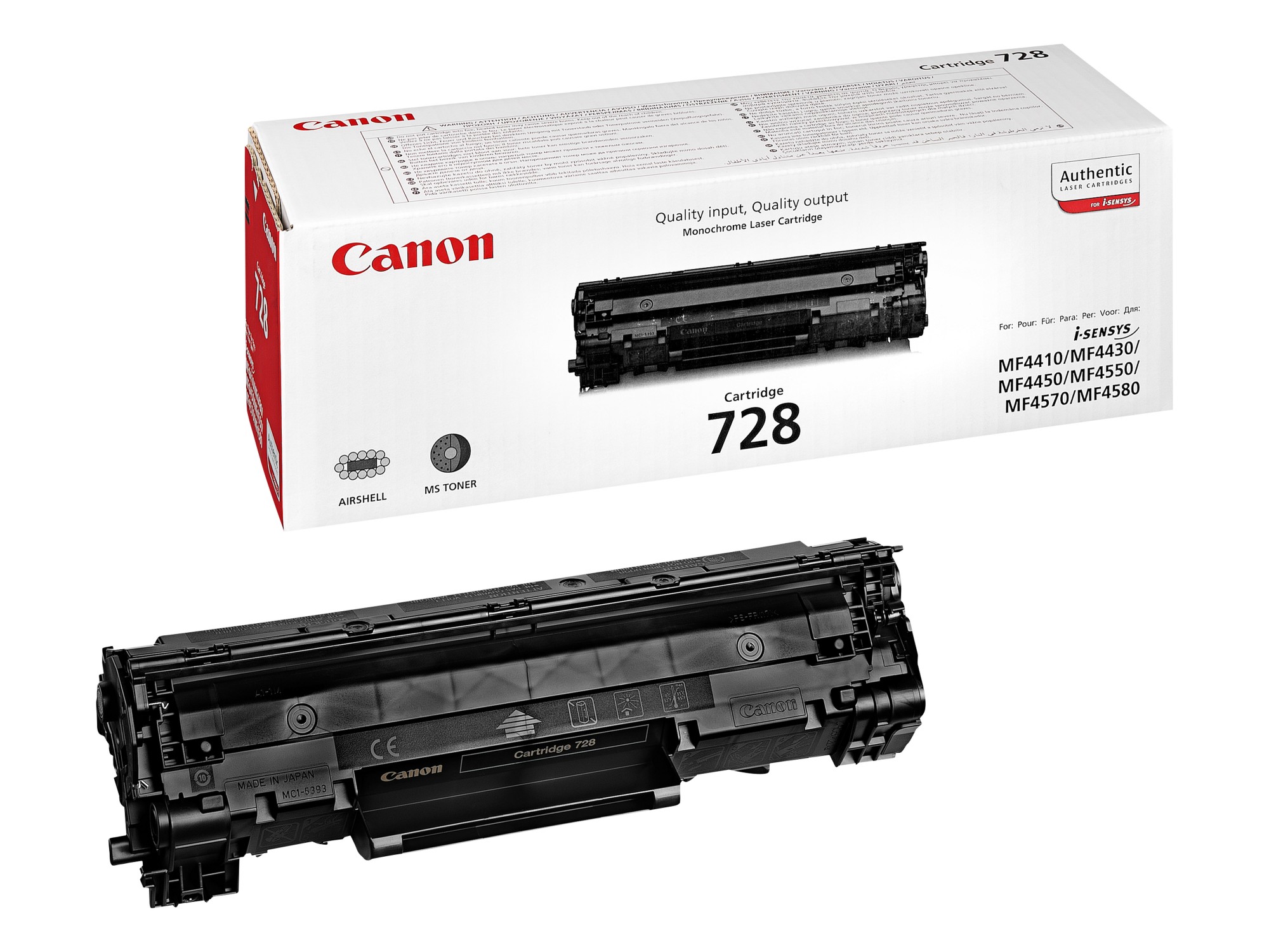 Canon originale Toner Nero Per Mf44Xx/Mf45Xx Crg728