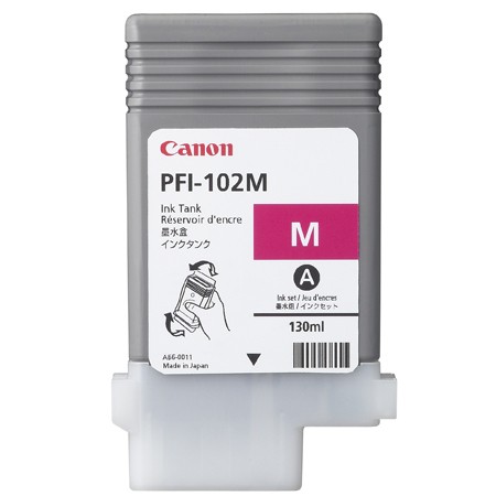 Canon PFI102 cartuccia originale magenta 0897B001