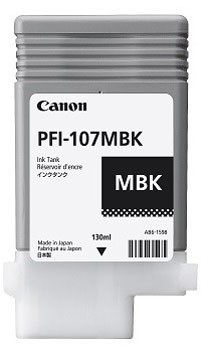 Canon PFI107 Cartuccia d inchiostro originale nero Mate - PFI107MBK/6704B001