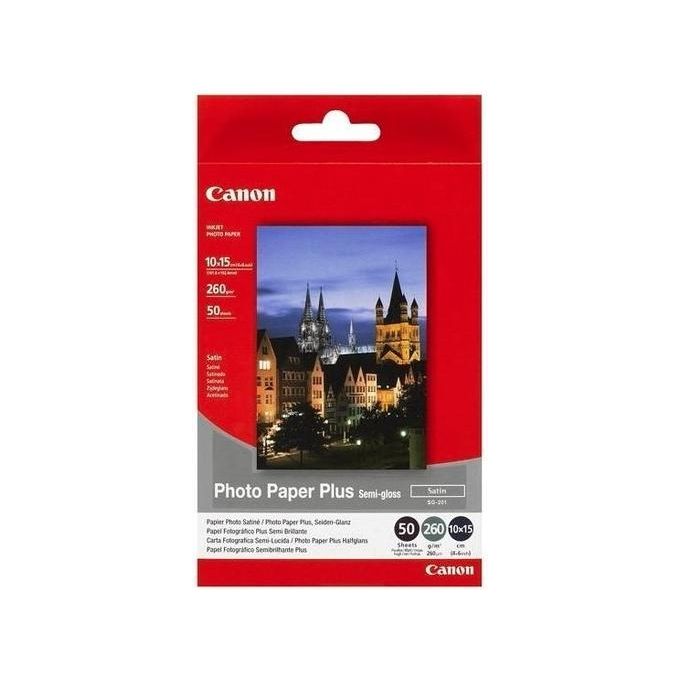 Canon Photo Paper Plus 10x15cm 50 Fogli 260gr Canon Photo Paper Plus 10x15cm 50 Fogli 260gr