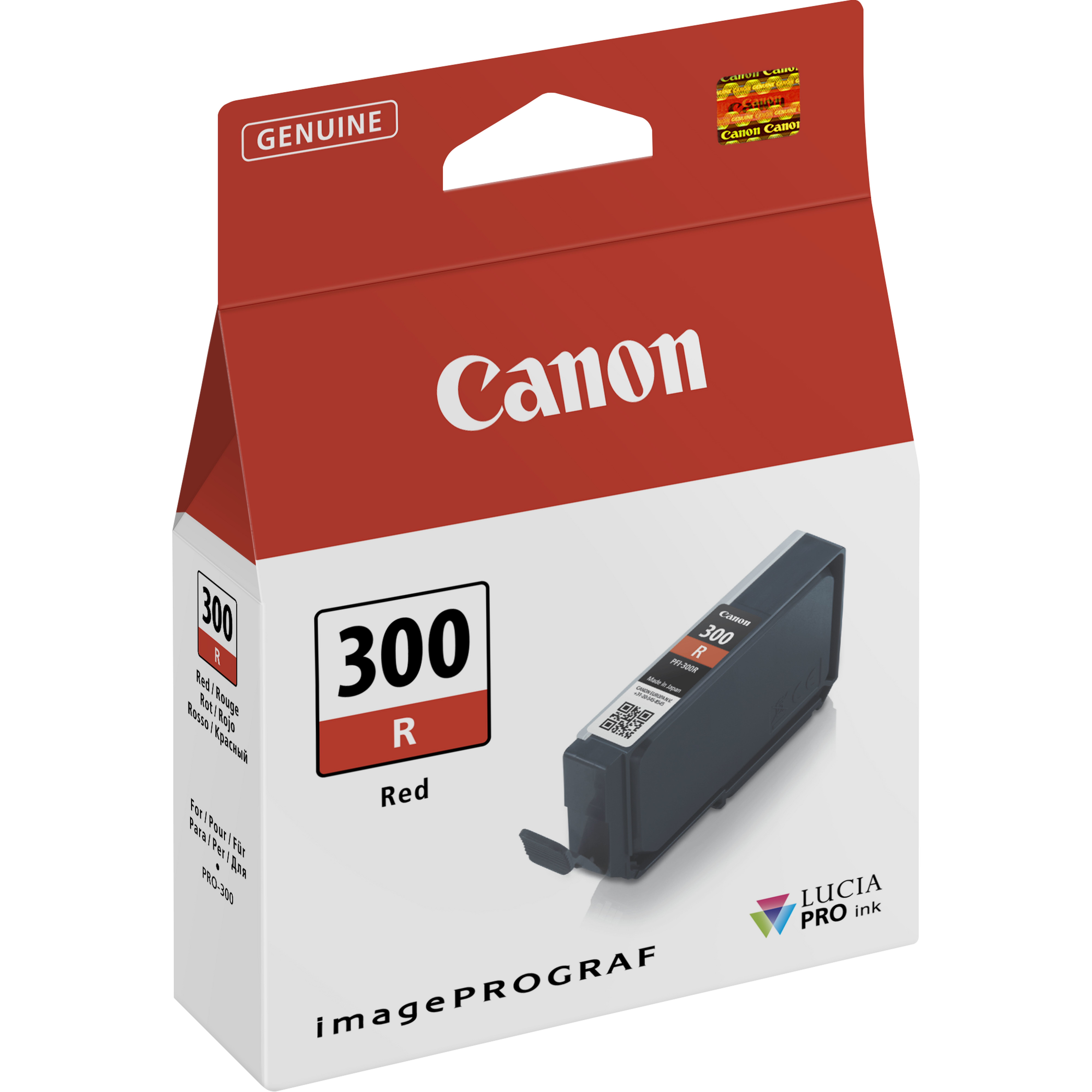 Canon - Serbatoio Inchiostro Rosso Pfi-300 R-rosso